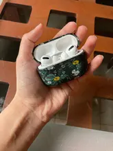 Funda de protección para auriculares Apple Airpods 2 1, cubierta bonita y luminosa con diseño Floral Vintage para AirPod Pro