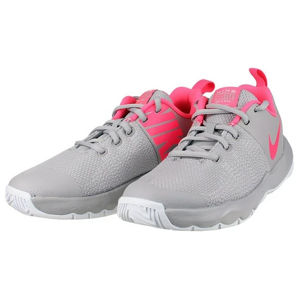 Детские повседневные кроссовки Nike Team Hustle Quick(GS) серый розовый