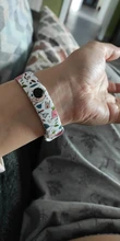 Correa deportiva de silicona para Xiaomi Mi Band 3, 4 y 5, pulsera estilo grafiti para Xiaomi Mi band 6