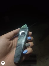 Pipa para fumar de cuarzo Natural, varilla de punto de amatista de sueño, tratamiento de GEMA con filtro de Metal, precio al por mayor, 1 ud.