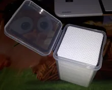 200 Uds eliminador de pegamento para pestañas limpiar pelusa-papel libre de toallitas de algodón pegamento de la boca de la botella de limpiador almohadillas con caja