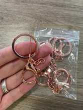 5 unids/lote 30mm llavero largo 70mm Popular clásico 11 colores plateado langosta cierre llavero gancho cadena Fabricación de joyería para llavero