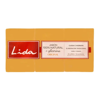 

Natural Glycerine Soap Bar Lida (3 pcs)