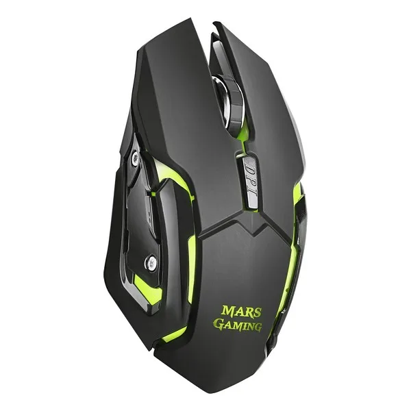 Светодиодный игровой мышь Mars Gaming MMW 3200 точек/дюйм черный