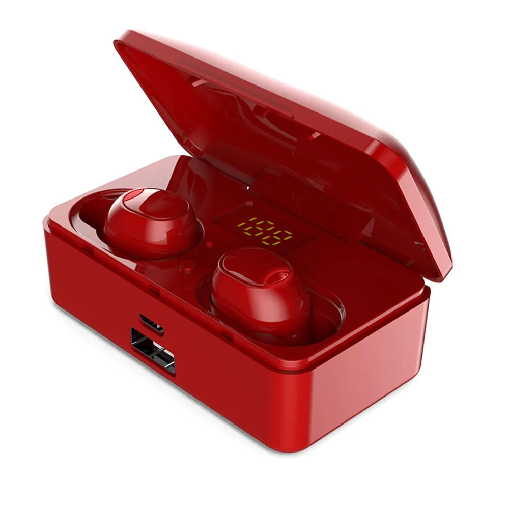 G10 TWS 5 0 Bluetooth 9D Stereo Earphone Wireless Earphones IPX7 Waterproof Earphones 3500mAh LED Smart Power Bank Phone Holder