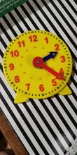 Reloj de aprendizaje para estudiantes Montessori, reloj de equipo de tiempo para profesores, 4 pulgadas, 12/24 horas