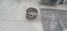 Abrazaderas de manguera continua de una sola oreja, 45/80-5,8mm, abrazaderas de manguera de acero inoxidable 23,5, anillos de fijación de pulgada para sellado de tipos de manguera, 304 Uds.