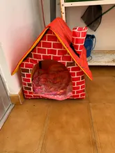Casa de perro portátil plegable, cama para mascota cálida, tienda nido, gato, cachorro, perrera, cama para mascotas, tienda de nido