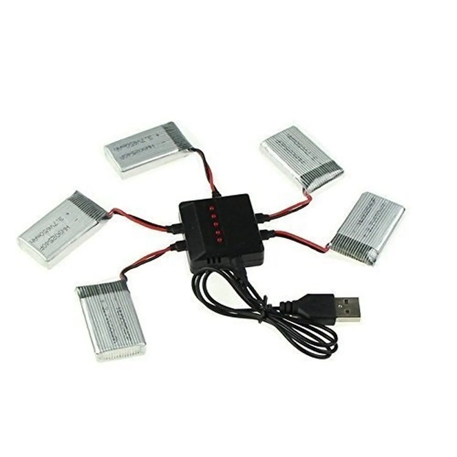 USB зарядное устройство для 5 одновременных батарей SYMA X5C/X5/X5SW/X5C1 X3/F4/X4/X2 quadcoptero |