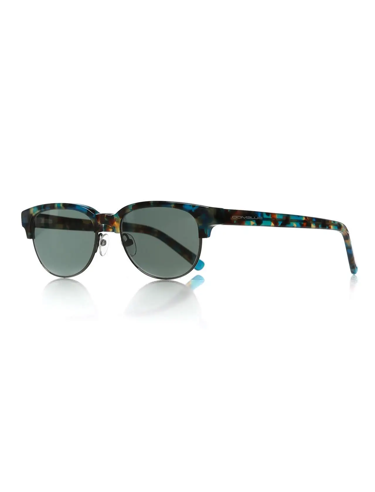 

Women's sunglasses blu bms24 04 51 clubmaster color organic oval aval 51-18-135 tiny