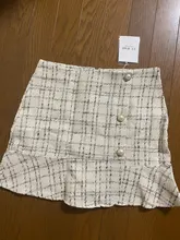 Mujer Faldas coreano Chic otoño nuevo negro de alta cintura volantes Faldas Slim de invierno de moda Vintage Mujer Faldas Mini salvaje