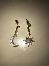 Jewelry Earrings Crystal Star Trendy Women