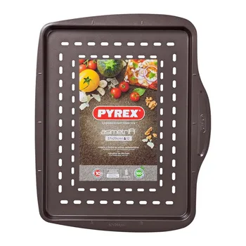

Baking tray Pizza Pyrex Asimetria Galvanised Steel (37 cm)