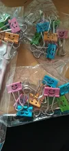 Clips florales con sonrisa para estudiantes, Clips de carpeta metálicos para notas, papel de letras, suministros de oficina y escuela, marcapáginas de Metal, papelería para estudiantes, 10 Uds.