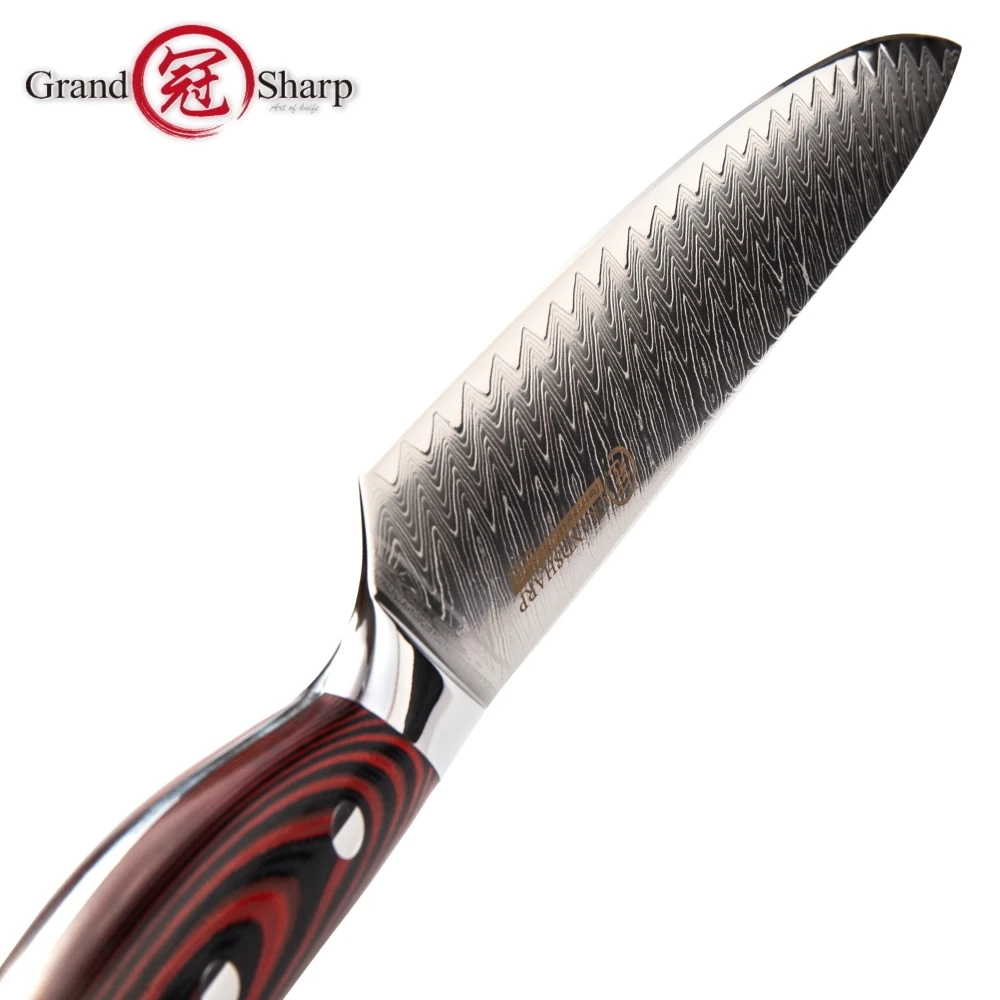 GRANDSHARP 8 дюймов японские кухонные ножи 67 слоев vg10 Дамасская сталь мясной нож шеф-повара Овощной мульти инструменты для приготовления пищи Кливер