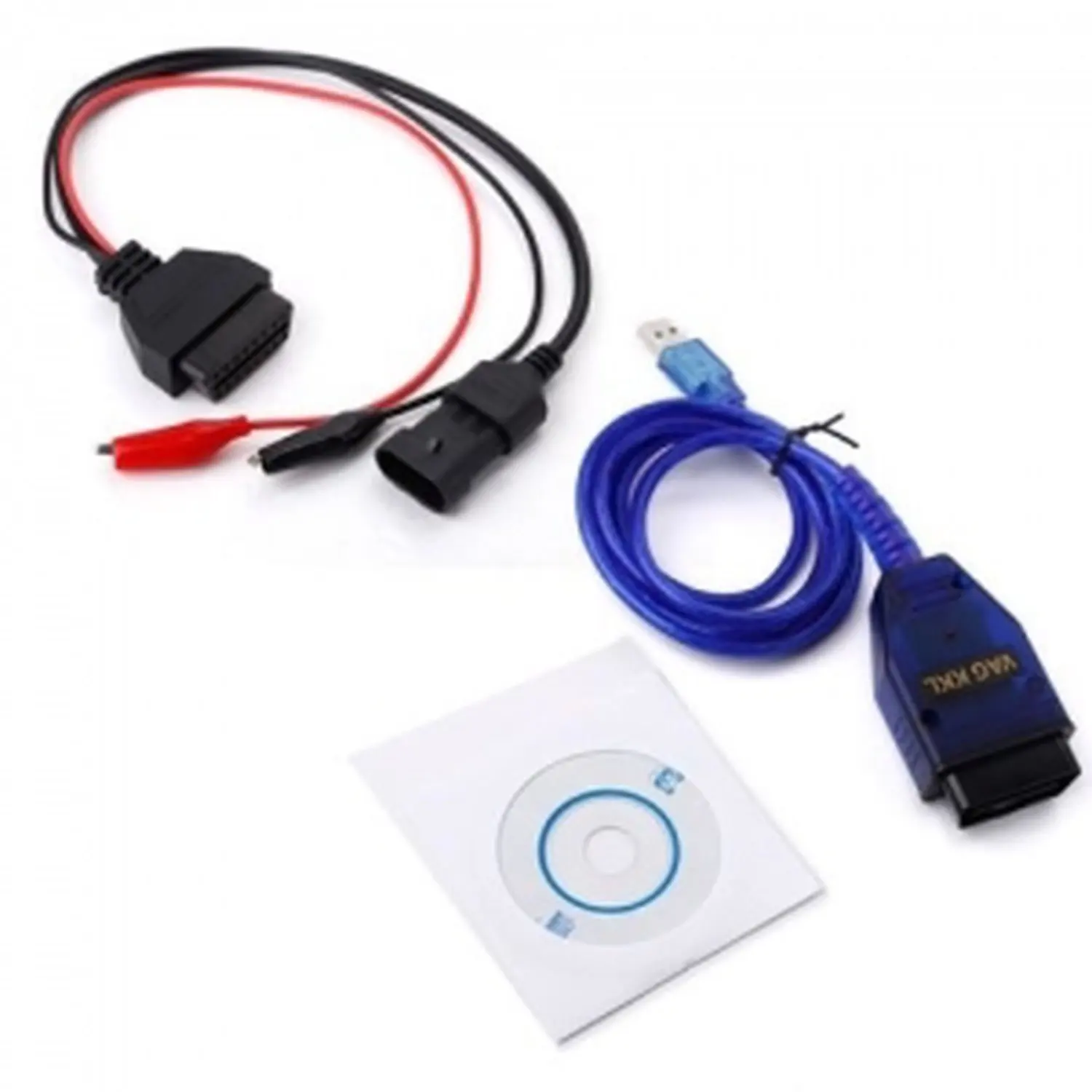 Fiat 3pin OBD2 KKL VAG 409 1 USB + ECU диагностический интерфейс сканирования Alfa |