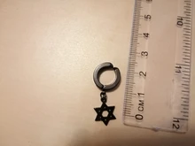 Suave Cruz bala de acero inoxidable pendientes de Clip pendientes largos aretes pendientes sin perforar para las mujeres pendiente Punk joyería No agujero oreja 1 pieza