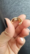 HUANZHI-anillo ancho brillante minimalista para mujer y hombre, anillos abiertos geométricos, joyería, Color dorado, plateado, 2020