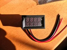 Current-Meter-Tester Ammeter Led-Display Voltage Mini Dc 100v 10A Blue 50A 200V Red Dual