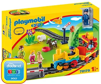 

PLAYMOBIL 1.2.3 my first train, carbon color (70179), color/assorted model
