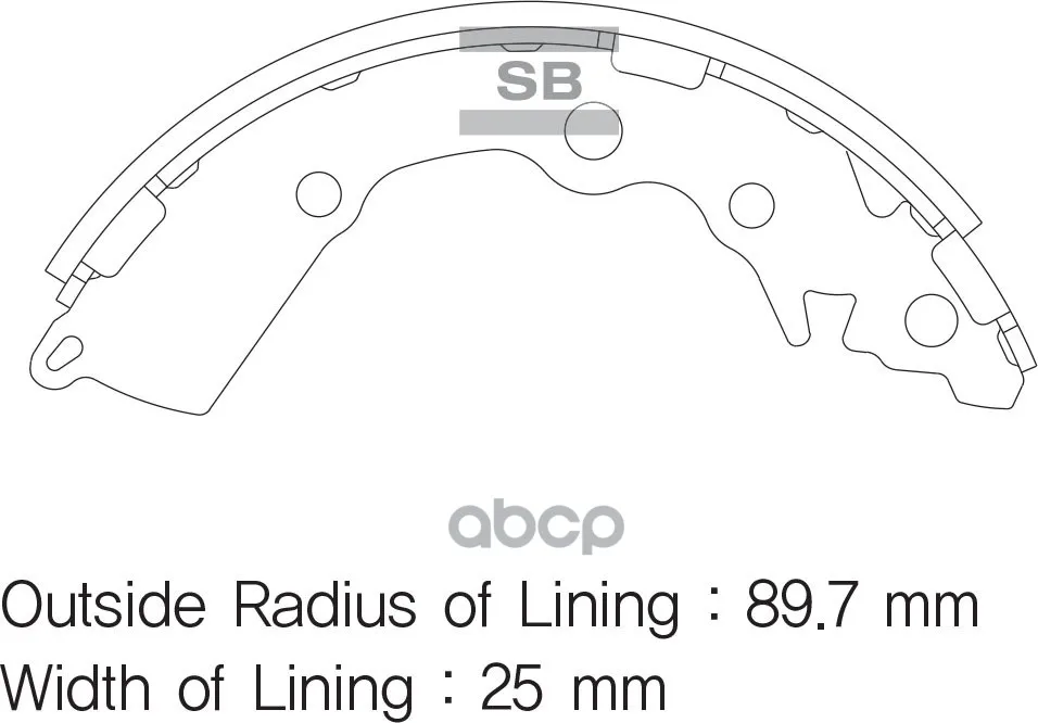 Sa156sns_колодки Барабанные Задние! Kia Picanto/I10 11 Sangsin Brake Sa156 Sangsin brake арт. SA156