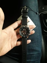 Reloj de pulsera deportivo Para Hombre, cronógrafo de cuero, estilo militar, informal, Moderno, novedad de 2021