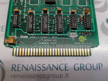 

GOSS ROCKWELL ASSY E 15356-1 CIRCUIT BOARD CARD