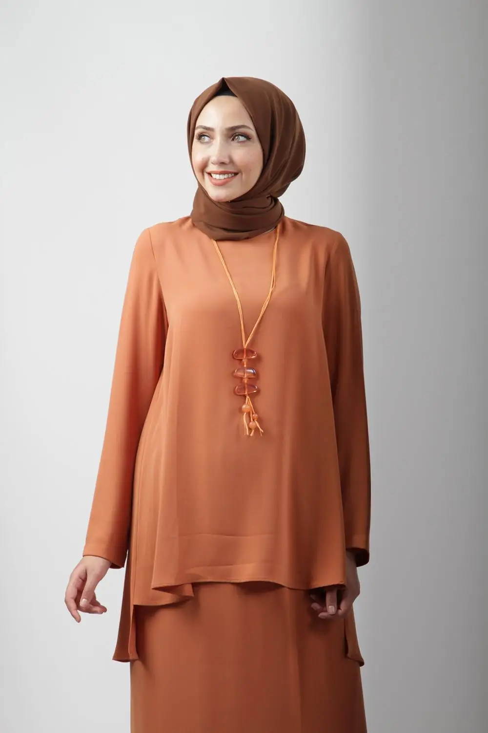 TUTUN 6513-ETEKLİ İKİLİ TAKIM-KEMAL AYDIN - Цвет: TUTUN
