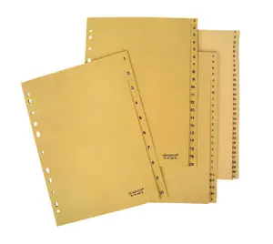 

Digital separator, A4, cardboard 1-5 cream