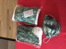 Mascarilla desechable no tejida de 3 capas, máscara de camuflaje para la boca, 10/50/100 Uds.