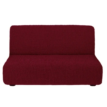 

Cover for triple sofa, without armrests, without skirts, Burgundy