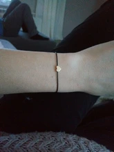 Brazaletes con dije de mariposa, pulseras de la amistad de San Valentín, cadena negra roja, regalo ajustable, pulsera redonda de corona cruzada de estrella y corazón