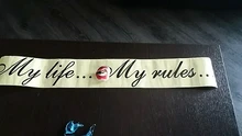 Car-Stickers Decals Three-Ratels TZ-640 Rules... 1-2pieces Life...my And