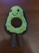 Lindo aguacate frutas de forma juguete llavero de peluche de la muñeca clave anillo de dibujos animados niño regalos de navidad chica llavero para bolso