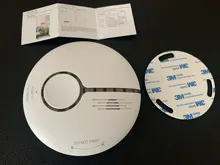 Detector de humo inteligente con Wifi para el hogar y la cocina, Sensor de alarma de fuego inalámbrico, Control por aplicación Smart Life, Tuya