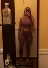 Conjunto de Yoga sin costuras para mujer, ropa deportiva de entrenamiento, gimnasio, Top corto de manga larga, Leggings de cintura alta, trajes cortos, 2/3/5 Uds.