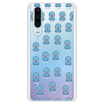 

Stand case costume drawing Octopuses WP024 for Huawei P30