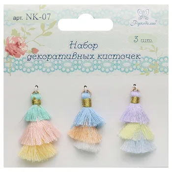 

Nk-07 set of decorative brushes 'рукоделие' pack/3 PCs.