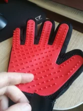Guantes de aseo de mascotas Deshedding guantes para cepillar eficaz limpieza masaje Animal Baño de pelo de gato perro peines