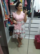 Matching Outfits Rompers Dresses Family-Look Cotton New Fashion Lawadka Floral Summer