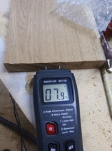 EMT01 de dos pines Digital medidor de humedad de madera 0-99.9% de probador de la humedad de la madera húmeda Detector con una gran pantalla LCD