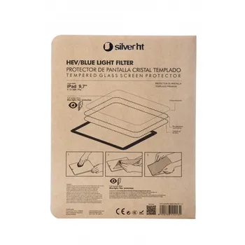 

SilverHT tempered glass screen Protector lua blue for Apple iPad Air 1 and 2