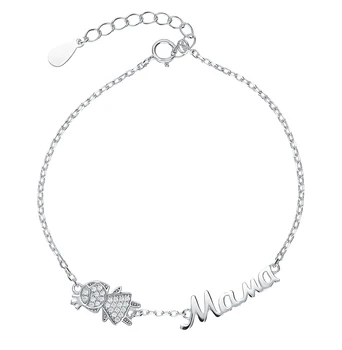 

Silver Bracelet with cubic zirconia sunlight sample 925