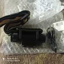 LED Headlamp Head-Torch Boruit D10 Rechargeable Waterproof 18650 Powerful-3000lm Camping