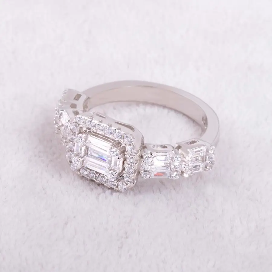 

925 Sterling Silver Full Round Zircon Stone Engraved Special Design Ladies Rin Fashion Turkish Premium Quality Handmade Jawelery