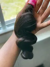 Vallbest-extensiones de cabello humano Remy ondulado mechones de pelo Natural brasileño negro, 1/3/4 unids/lote, 100%