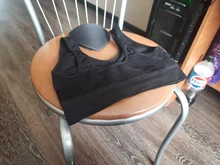 WANAYOU-sujetadores deportivos transpirables para mujer, Top deportivo acolchado con agujeros, S-2XL XXXL, de talla grande, para gimnasio, correr, Fitness y Yoga