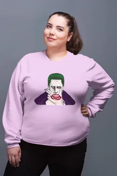 

Angemiel Wear Upset Joker Pink Women Sweatshirts