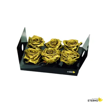 

Mundo eternal Rosa Eterna preserved gold Pack without stem
