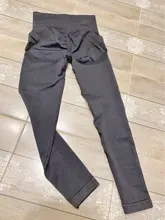 Mallas Push Up sin costuras para mujer, Leggings de cintura alta, Fitness, gimnasio, entrenamiento, anticelulitis, compresión